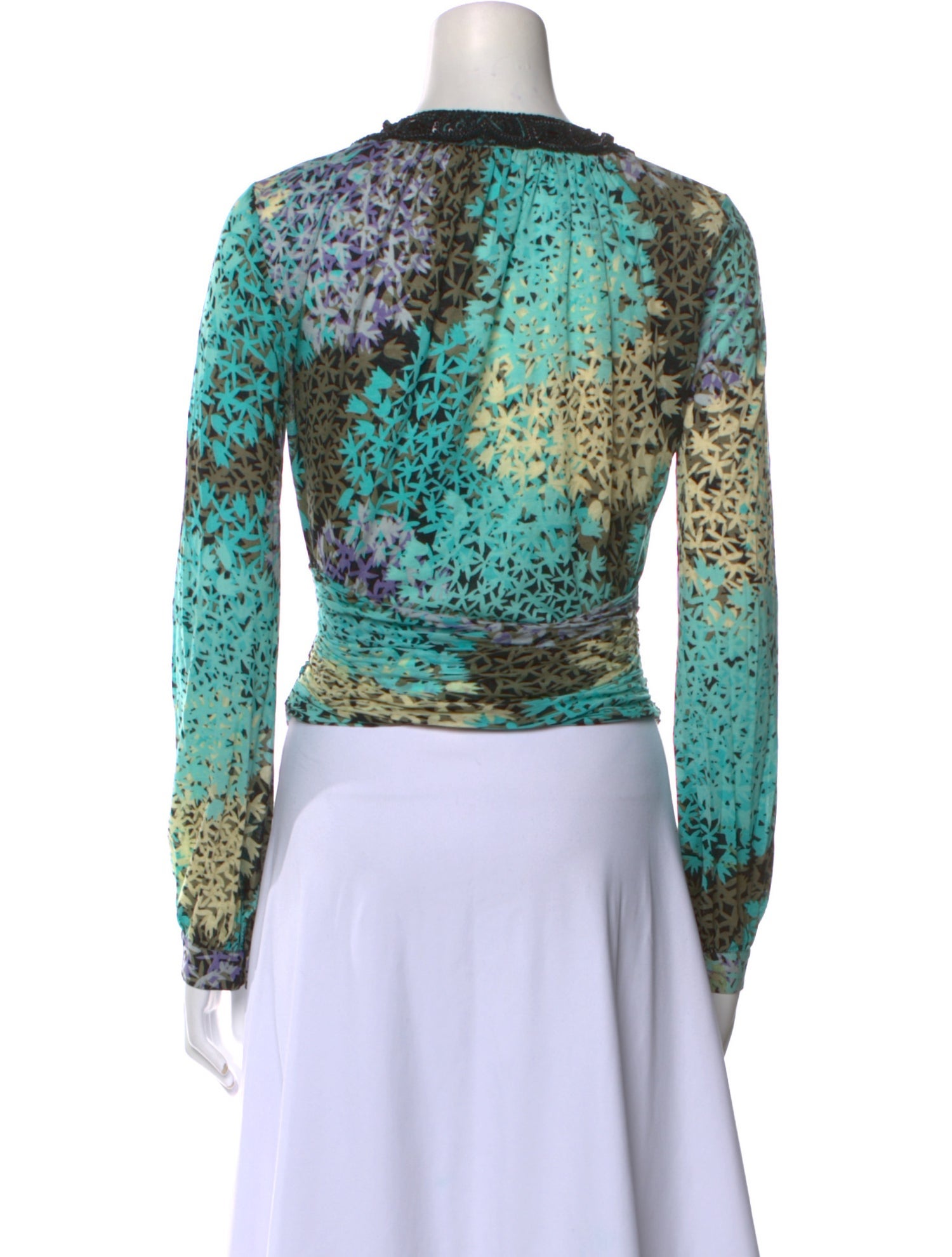 Alessandro Dell'Acqua Printed Crew Neck Top